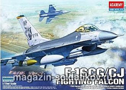 Сборная модель из пластика Самолет F-16 «Файтинг Фолкон» 1:72 Академия
