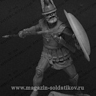 Сборная фигура из смолы Macedonian warrior 4-5с вс, 75 мм, Mercury Models