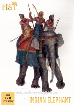 Солдатики из пластика Indian Elephant, (1:72), Hat