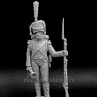 Сборная миниатюра из металла Корнет легкой пехоты, Франция 1809-12, 54 мм, Chronos miniatures