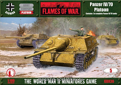 Сборная модель из пластика Panzer IV/70 (V) Platoon (15мм) Flames of War