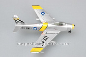 Масштабная модель в сборе и окраске Самолёт F-86F Sabre USAF 39FS/51FW C.McSain Korea 1953 (1:72) Easy Model - фото