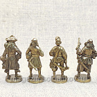 Фигурки из бронзы Пираты (набор 6 шт) 40 мм, Unica