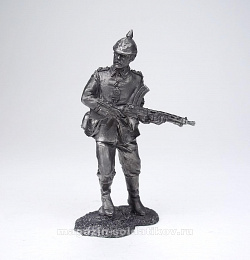 Миниатюра из олова 5275 СП Унтер-офицер 45 пехотного полка, Германия, 1914 г. 54 мм, Солдатики Публия