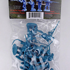 Солдатики из пластика Гражданская война в США, набор №2 (12 шт, цвет-голубой, серия 11), 1:32 Paragon