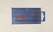 Минисверла, диаметр 0,3 - 1,6 мм, набор 20 шт, Jas. Краски, химия, инструменты - фото