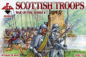 Солдатики из пластика Война Роз. Набор 4. Шотландские войска (1/72) Red Box - фото