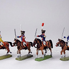 Французские конные офицеры, 1:72, Мастерская братьев Клещенко