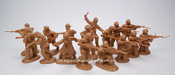 Солдатики из пластика Korean War Chinese 16 figures in 8 poses, 1:32 ClassicToySoldiers