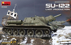Сборная модель из пластика Самоходное орудие СУ-122 (последняя версия), MiniArt (1/35)