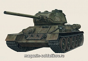 Сборная модель из пластика Советский танк Т - 34 - 85 1:35 Моделист - фото