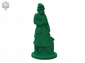 Солдатики из пластика Мельник (цвет - зеленый), Воины и битвы - фото