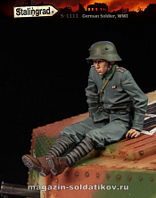Сборные фигуры из смолы Немецкий солдат, 1/35, Stalingrad - фото