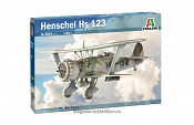 Сборная модель из пластика ИТ Самолет Henschel Hs 123 (1/48) Italeri - фото