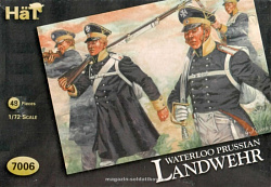 Солдатики из пластика Waterloo Prussian Landwehr, (1:72), Hat