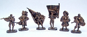 Солдатики из металла Командиры. Ренессанс (бронза) 6 шт, 40 мм, Солдатики Публия - фото