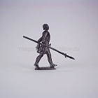 Солдатики из металла Прусский мушкетер (идущий с треуголкой в руке) Магазин Солдатики (Prince August)