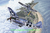 Сборная модель из пластика Самолёт P-47D & FW190A-8 «Annv.70 Normandy invasion 1944» (1:72) Академия - фото