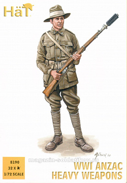 Солдатики из пластика WWI ANZAC Heavy Weapons (1:72), Hat