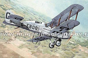 Сборная модель из пластика Самолет De Havilland D.H.9C (1/48) Roden - фото