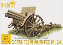 Солдатики из пластика 10cm Feldhaubitze M.14 Gun (1:72), Hat