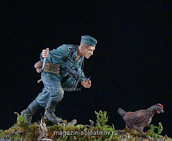 Сборная миниатюра из смолы German soldier 1941 (1/35) Ant-miniatures