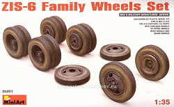 Семейство колес для ЗИС-6, MiniArt (1/35)