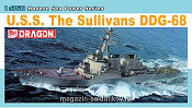 Сборная модель из пластика Д Корабль USS THE SULLIVANS DDG (1/350) Dragon - фото