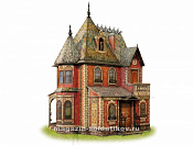 Сборная модель из картона «Кукольный дом», Умбум - фото
