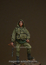 Сборная миниатюра из смолы . The soldier of special troops GRU, Russia. (1/35), Ant-miniatures - фото
