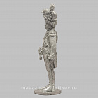 Сборная миниатюра из металла Офицер гренадерской роты в шапке, Франция, 1804-1815 гг, 28 мм, Аванпост
