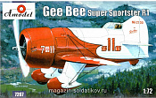 Сборная модель из пластика Gee Bee Super Sportster R1 самолет Amodel (1/72) - фото