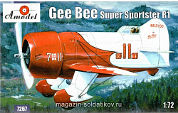 Сборная модель из пластика Gee Bee Super Sportster R1 самолет Amodel (1/72)