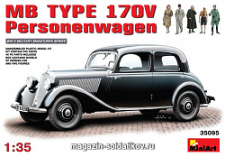 Сборная модель из пластика МБ тип 170V Немецкий автомобиль MiniArt (1/35)