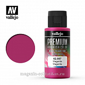 Краска акрил-уретановая Vallejo Premium, маджента основной 60 мл, Vallejo Premium - фото