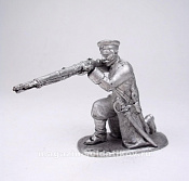 Миниатюра из олова 102 РТ Фельдфебель 23 егерского Украинского полка, 1854г, 54 мм, Ратник - фото