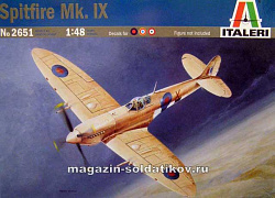 Сборная модель из пластика ИТ Самолет Самолет Spitfire Mk. IX (1/48) Italeri