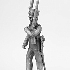 Миниатюра из олова 478 РТ Рядовой конно-егерских полков, 1813-14 гг. 54 мм, Ратник