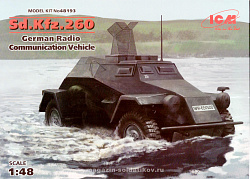 Сборная модель из пластика Sd.Kfs.260, немецкий бронеавтомобиль радиосвязи IIМВ (1/48) ICM