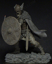 Сборная фигура из смолы Warrior of the North., 75 mm, Mercury Models - фото