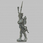 Сборная миниатюра из металла Вольтижер, идущий, Франция 1806-1813 гг, 28 мм, Аванпост