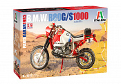 Сборная модель из пластика ИТ Мотоцикл B.M.W. R80 G/S 1000 Paris Dakar 1985 (1/9) Italeri - фото