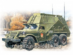 Сборная модель из пластика БТР-152С, Советский бронетранспортер (1/72) ICM