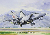 Сборная модель из пластика МиГ-25ПД истребитель-перехватчик (1/72) Восточный экспресс - фото