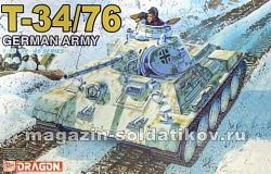 Сборная модель из пластика Д T-34/76 Mod.1940/1941 (1/35) Dragon