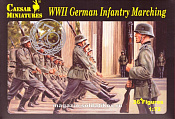 Фигурка из пластика Марширующая немецкая пехота (1/72) Caesar Miniatures - фото