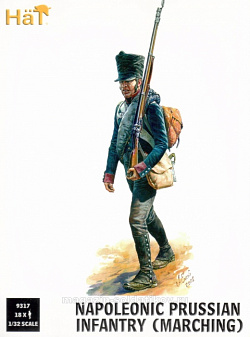 Солдатики из пластика Prussian Infantry Marching (1:32), Hat