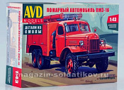 Сборная модель из пластика Сборная модель Пожарный автомобиль ПМЗ-16 1:43, Start Scale Models - фото