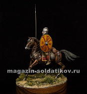 Сборная фигура из металла Roman warrior 4 c. a.d, 54 мм, Alive history miniatures - фото