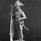 Сборная миниатюра из смолы Прусский мушкетер, 1800-07, 54 мм, Chronos miniatures